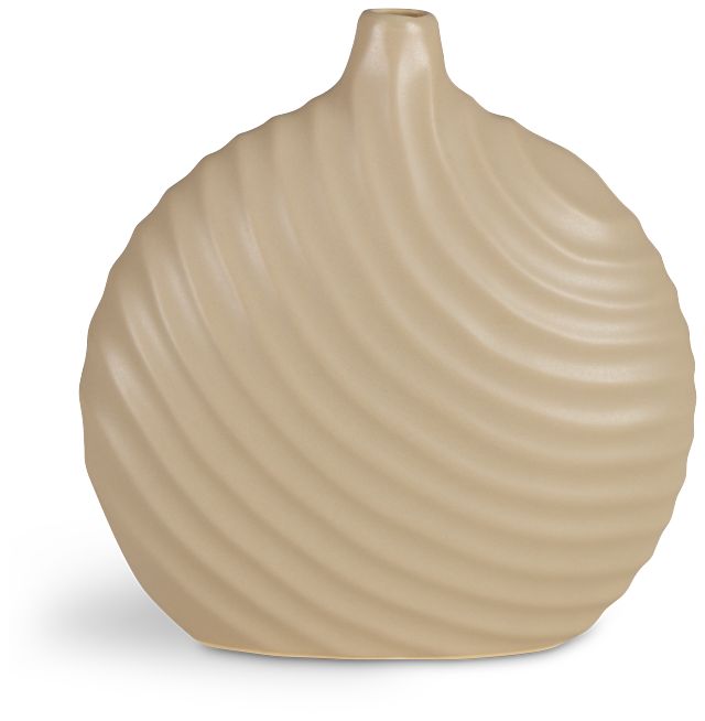 Cally Beige Small Vase