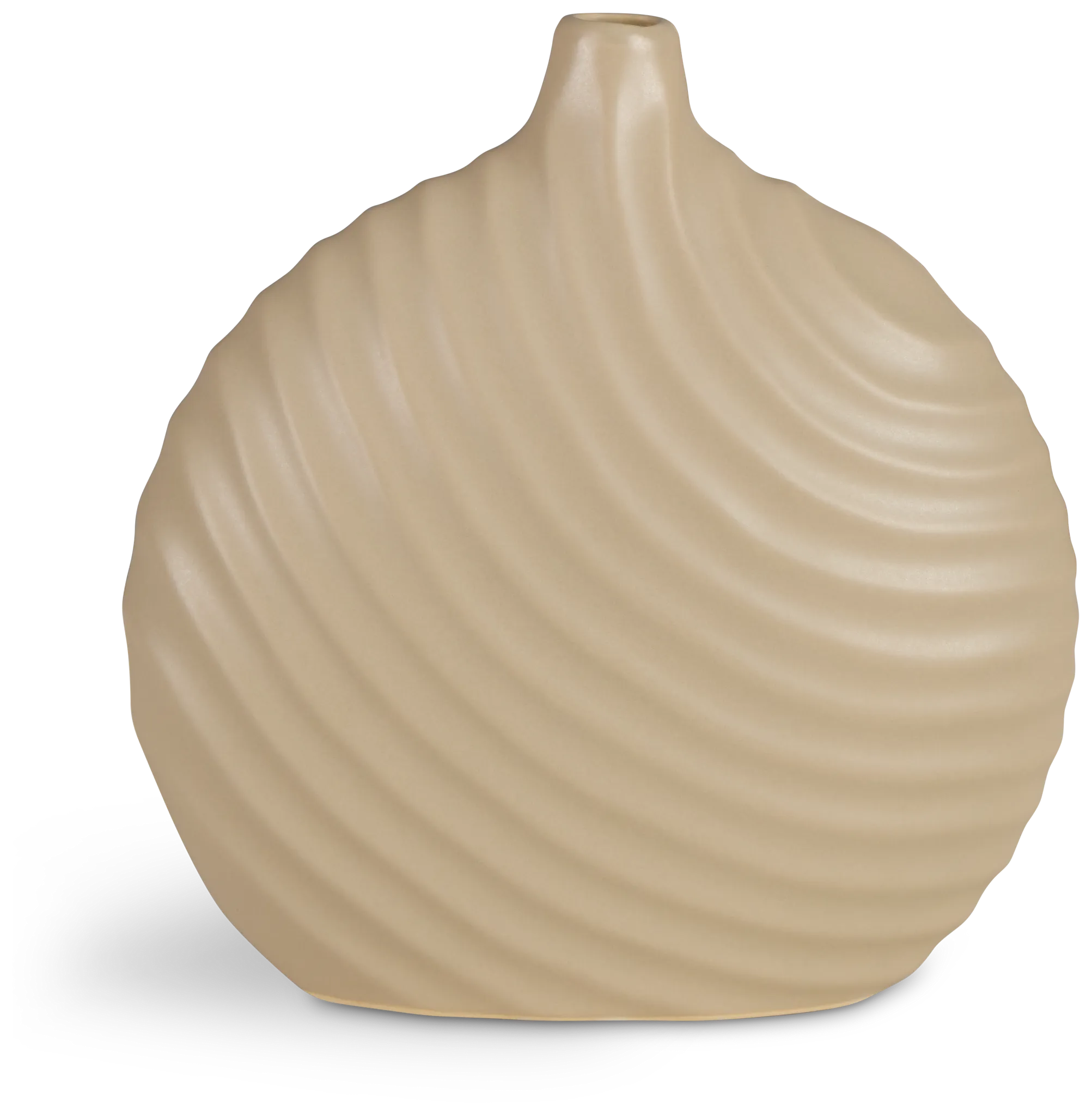 Cally Beige Small Vase