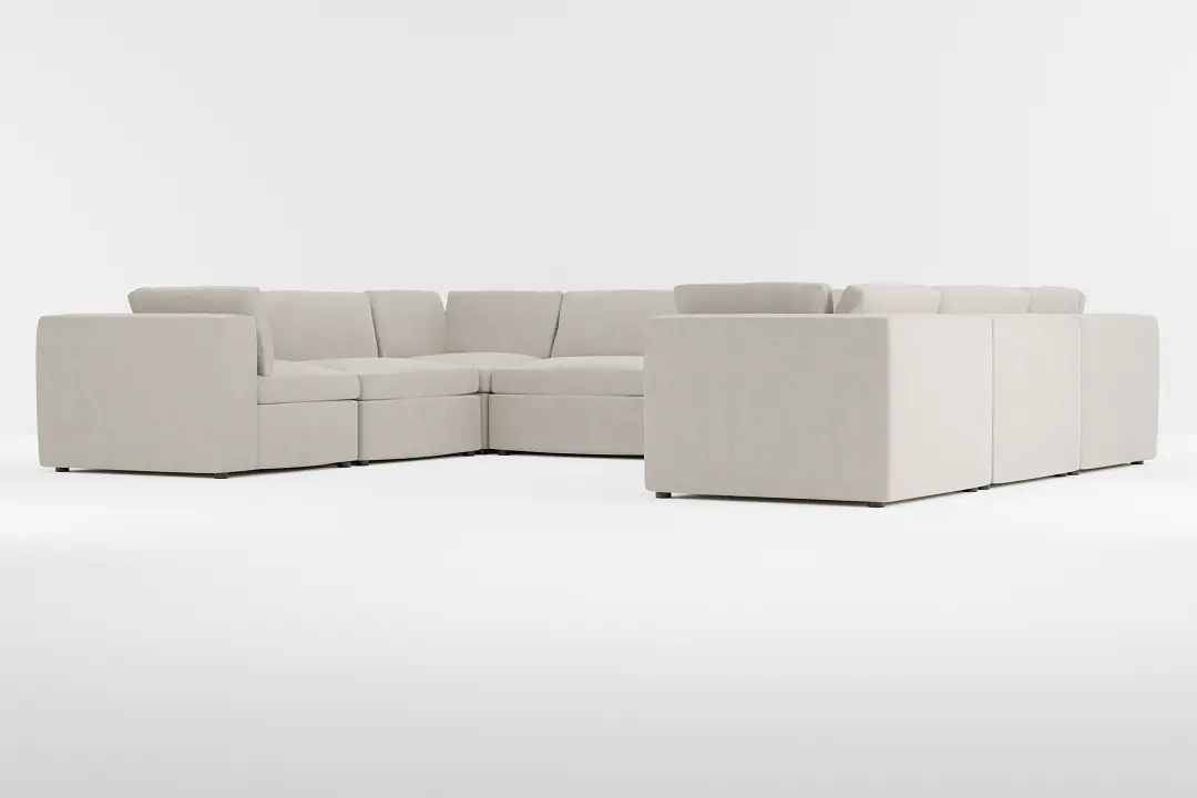 Destin Revenue Beige Fabric 8-piece Modular Sectional Destin Revenue Beige Fabric 8-piece Modular Sectional
