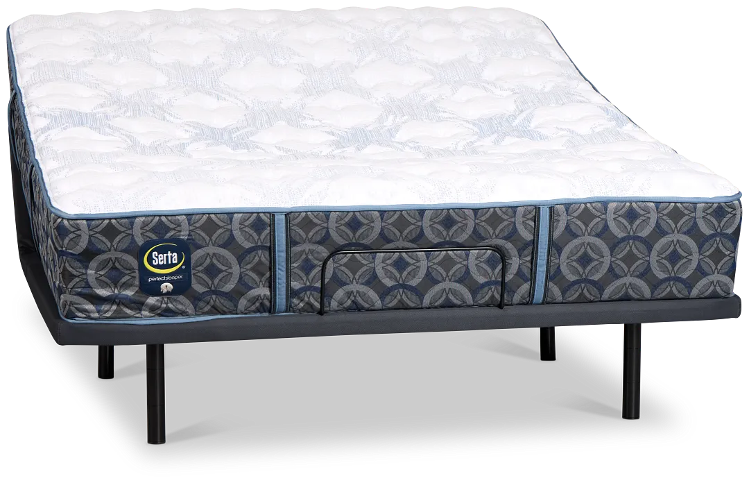 Perfect Sleeper Bay City Extra Firm Baselogic Gold Adjustable Base Mattress Set