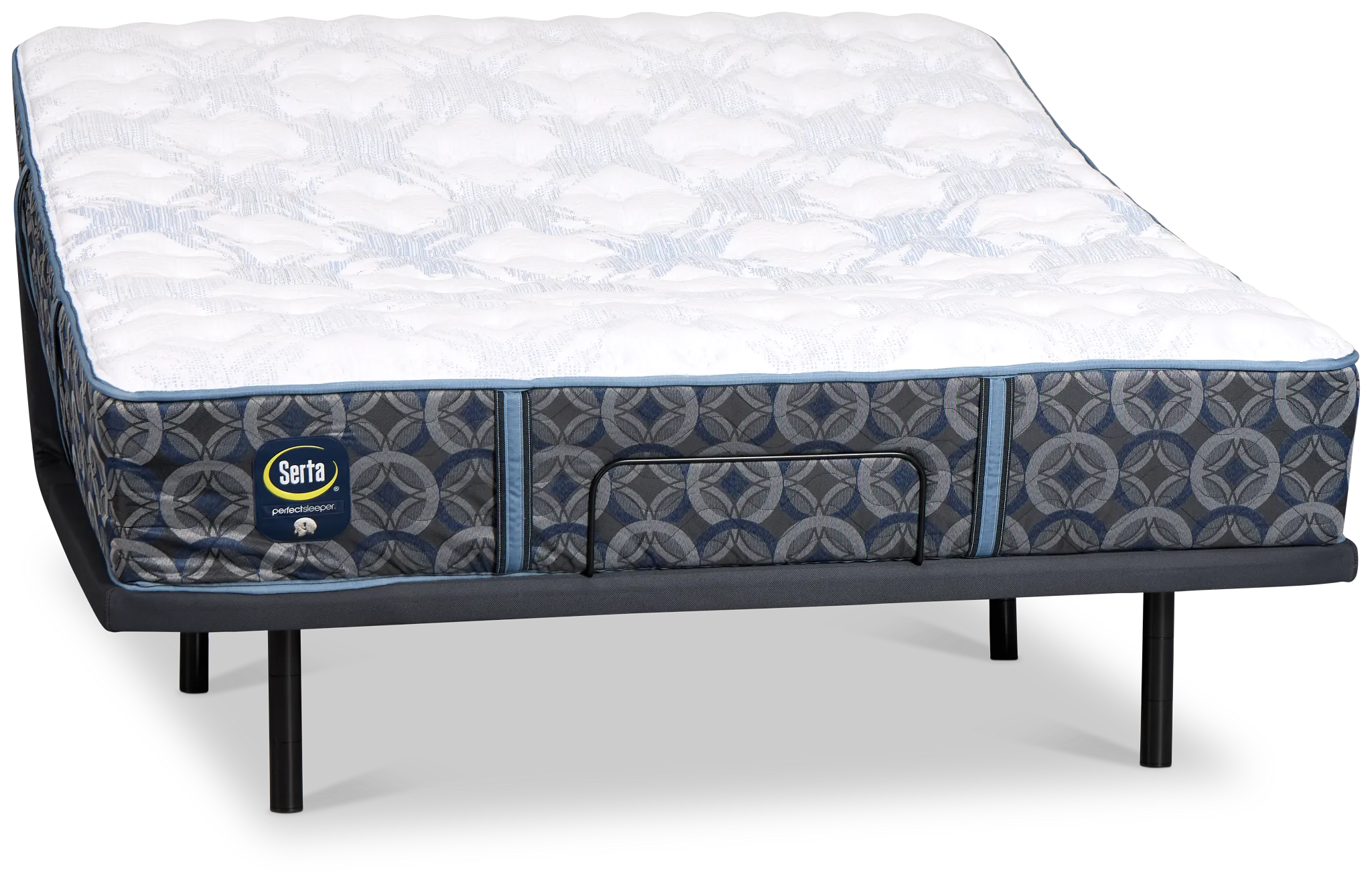 Perfect Sleeper Bay City Extra Firm Baselogic Gold Adjustable Base Mattress Set