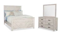 Delray White Panel Bedroom