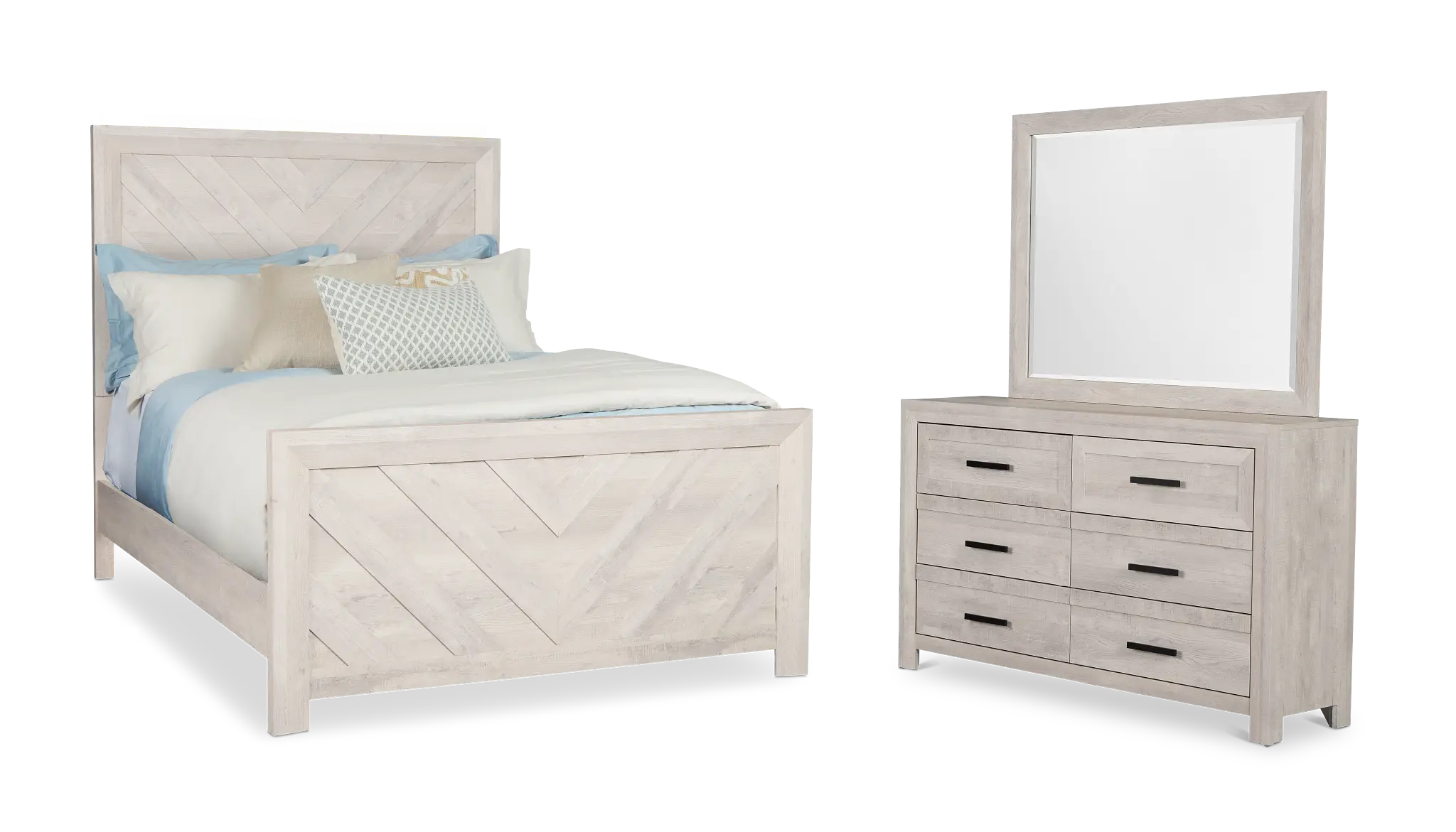 Delray White Panel Bedroom Delray White Panel Bedroom