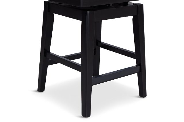 Southlake Black 24" Swivel Barstool