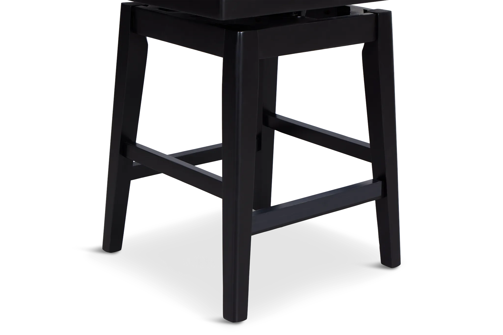 Southlake Black 24" Swivel Barstool