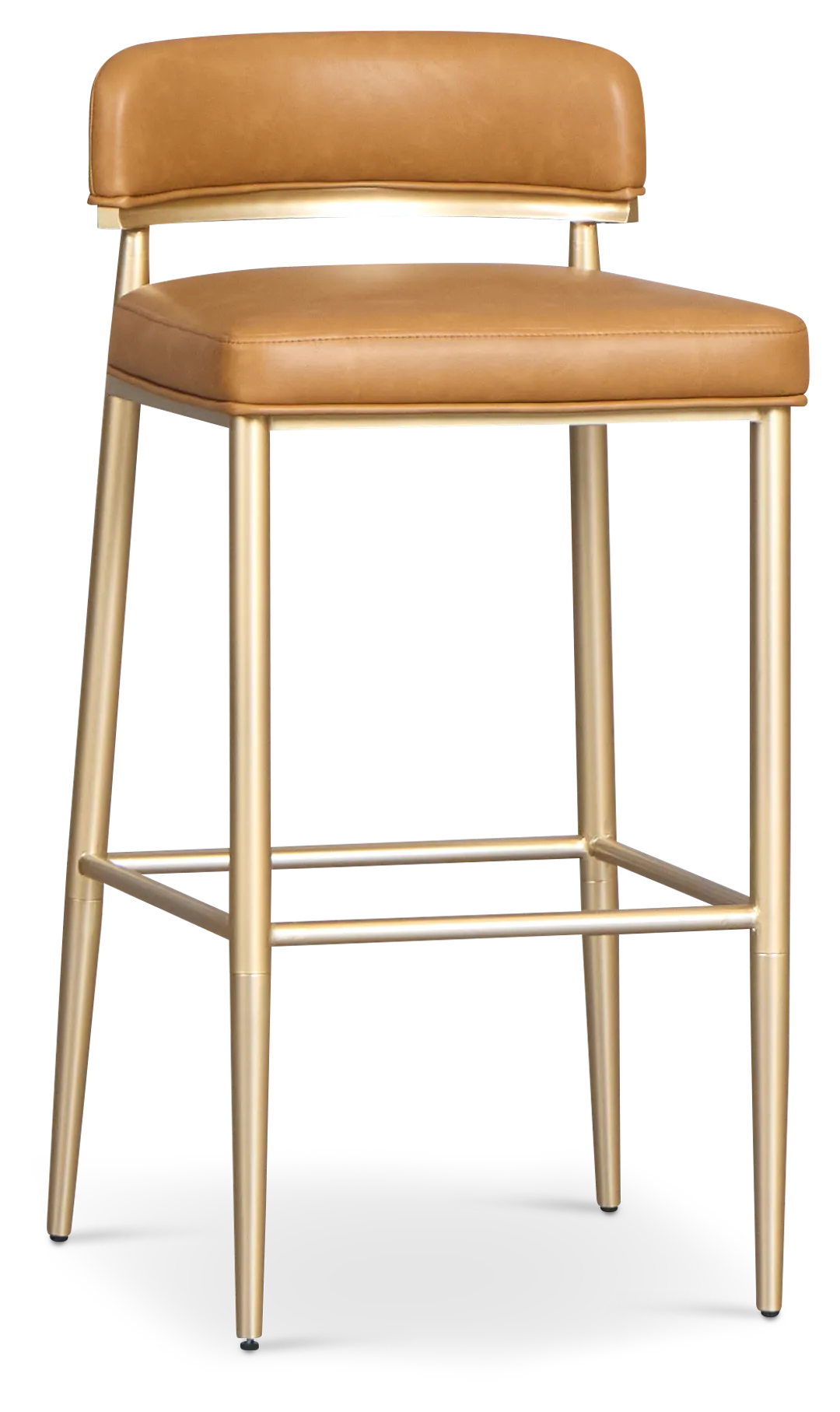 Wren Brown Fabric Adjustable Barstool