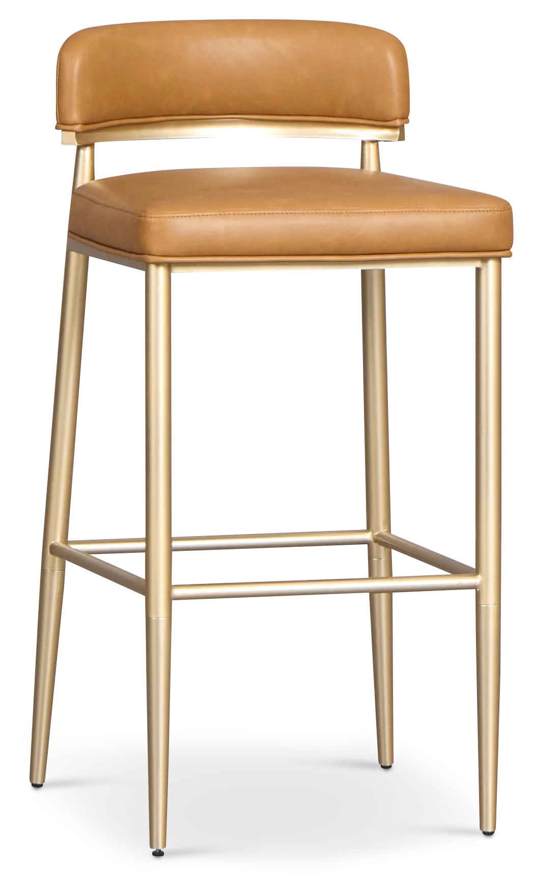 Wren Brown Fabric Adjustable Barstool