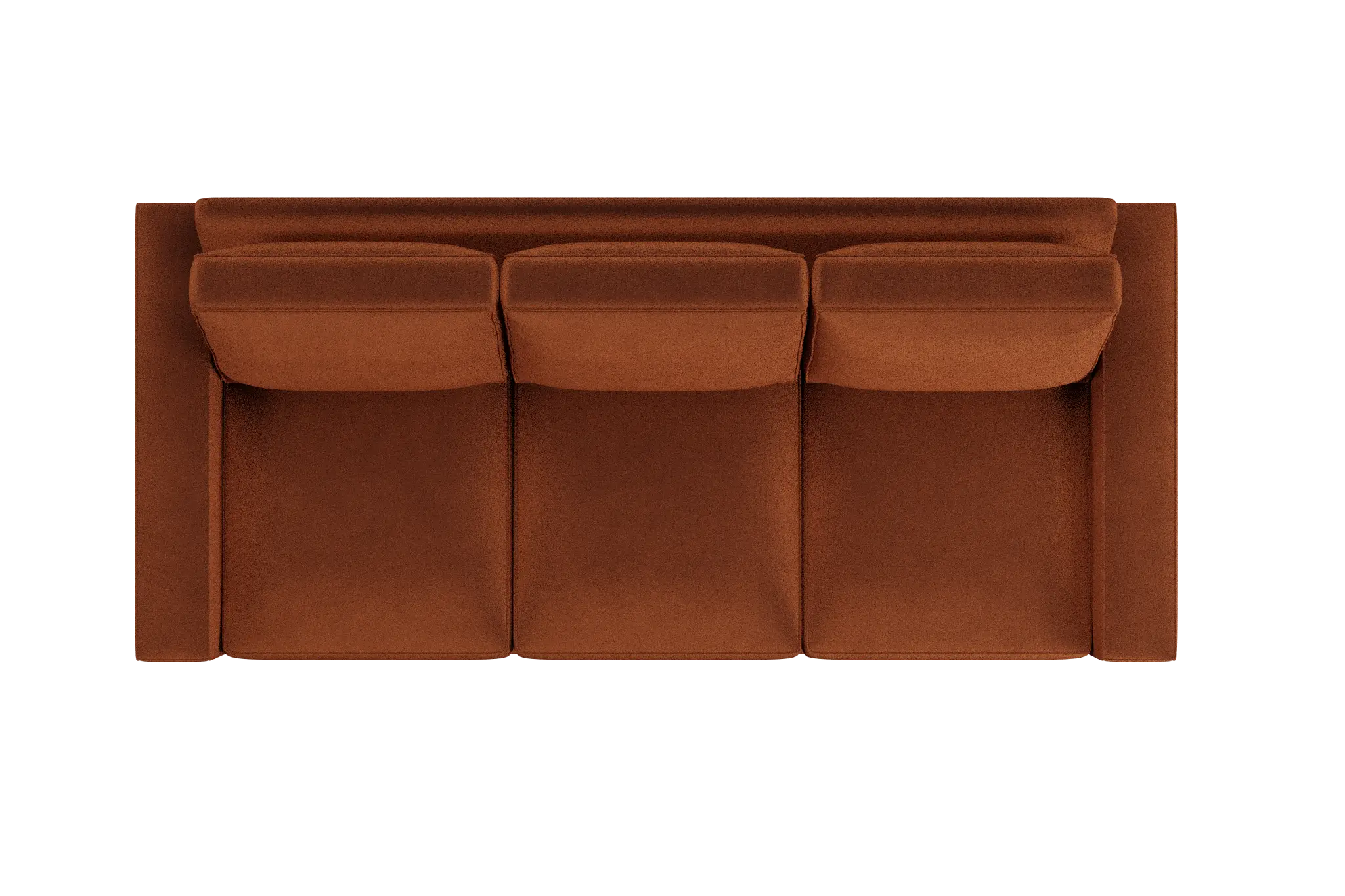 Edgewater Joya Orange 96" Sofa W/ 3 Cushions Edgewater Joya Orange 96" Sofa W/ 3 Cushions