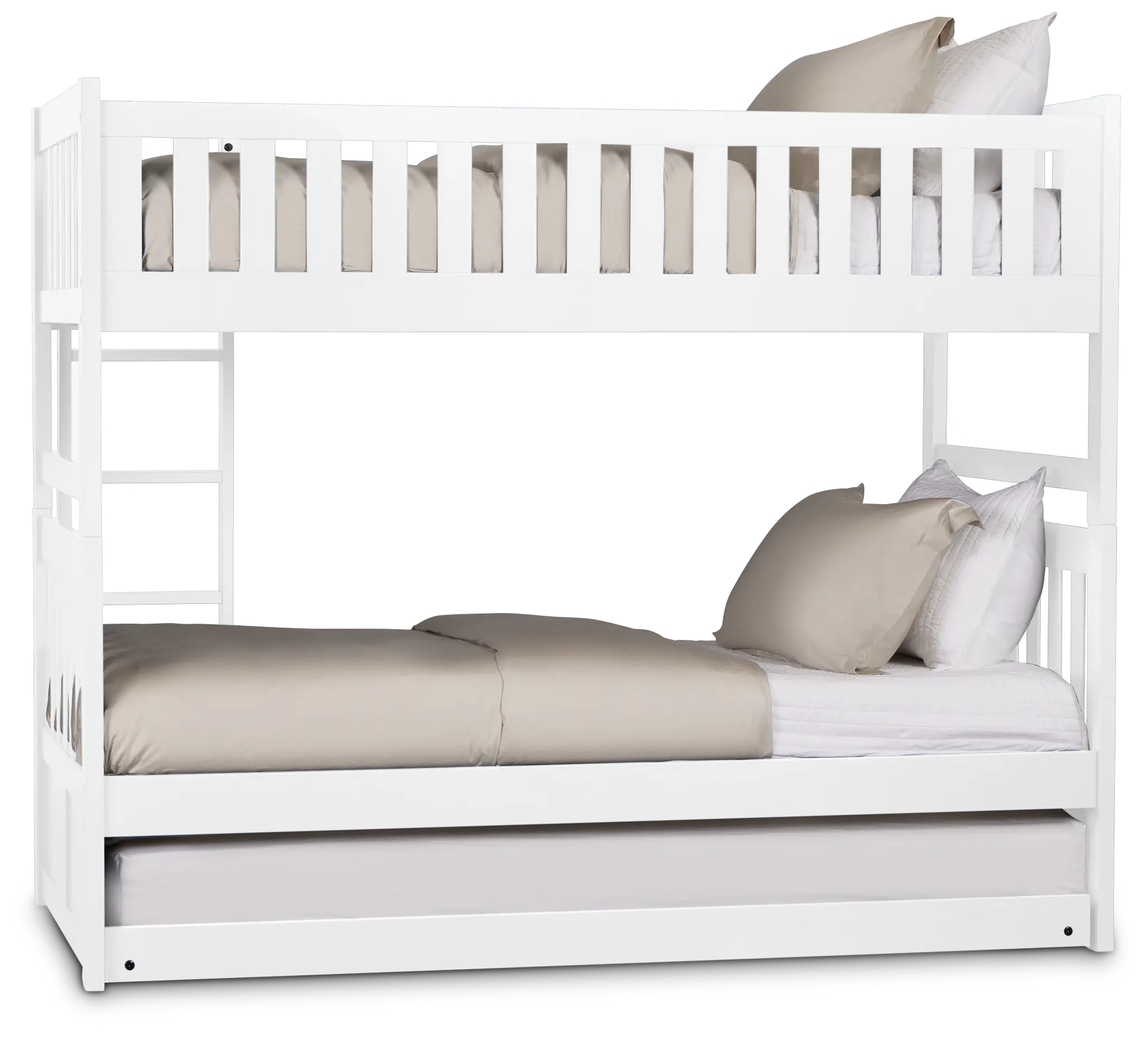 Charleston White Trundle Bunk Bed Charleston White Trundle Bunk Bed