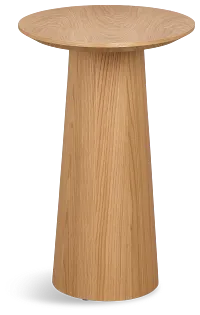 Nomad Light Tone Oval Sofa Table