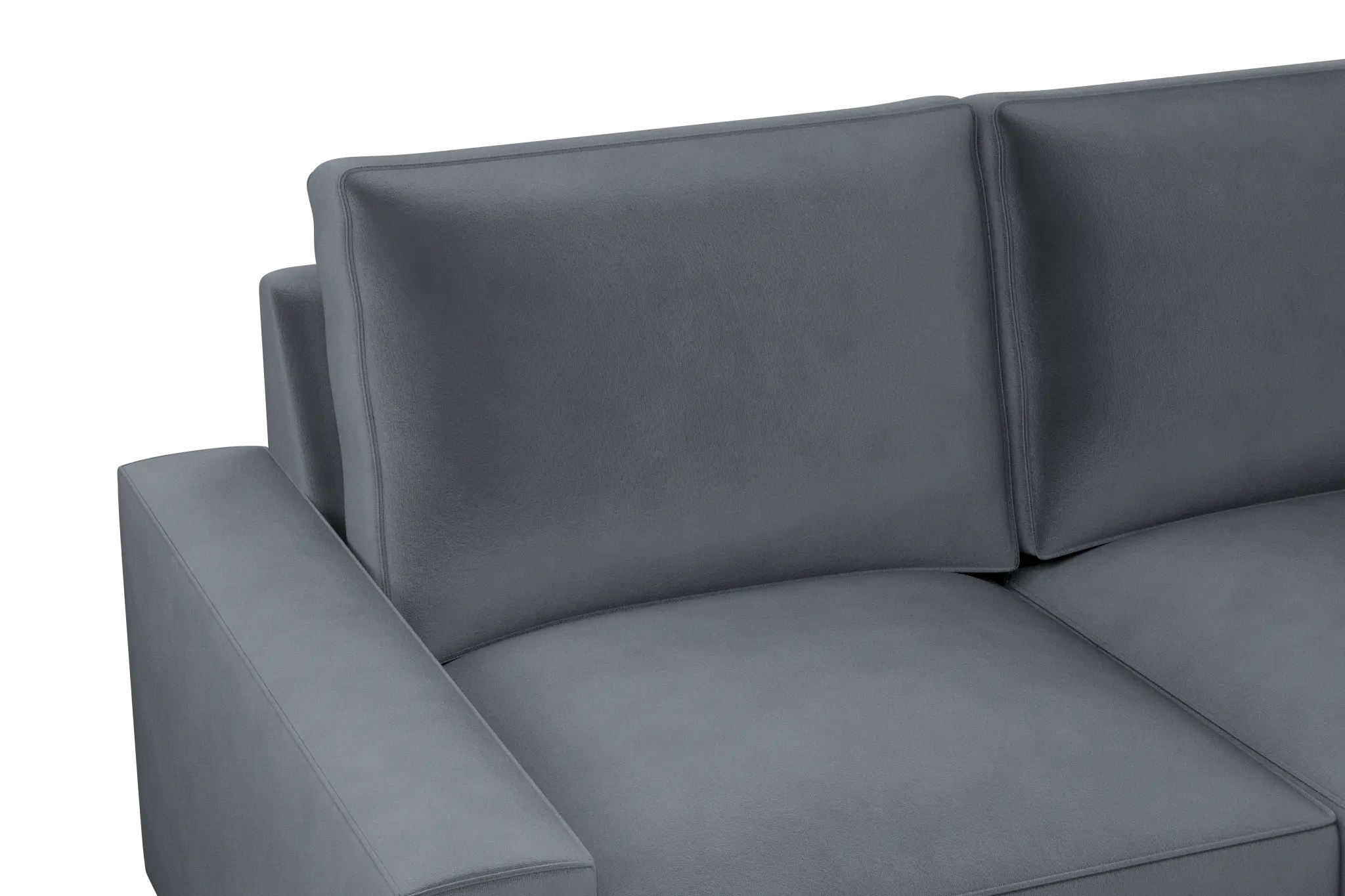 Edgewater Joya Gray Large Right Chaise Sectional Edgewater Joya Gray Large Right Chaise Sectional