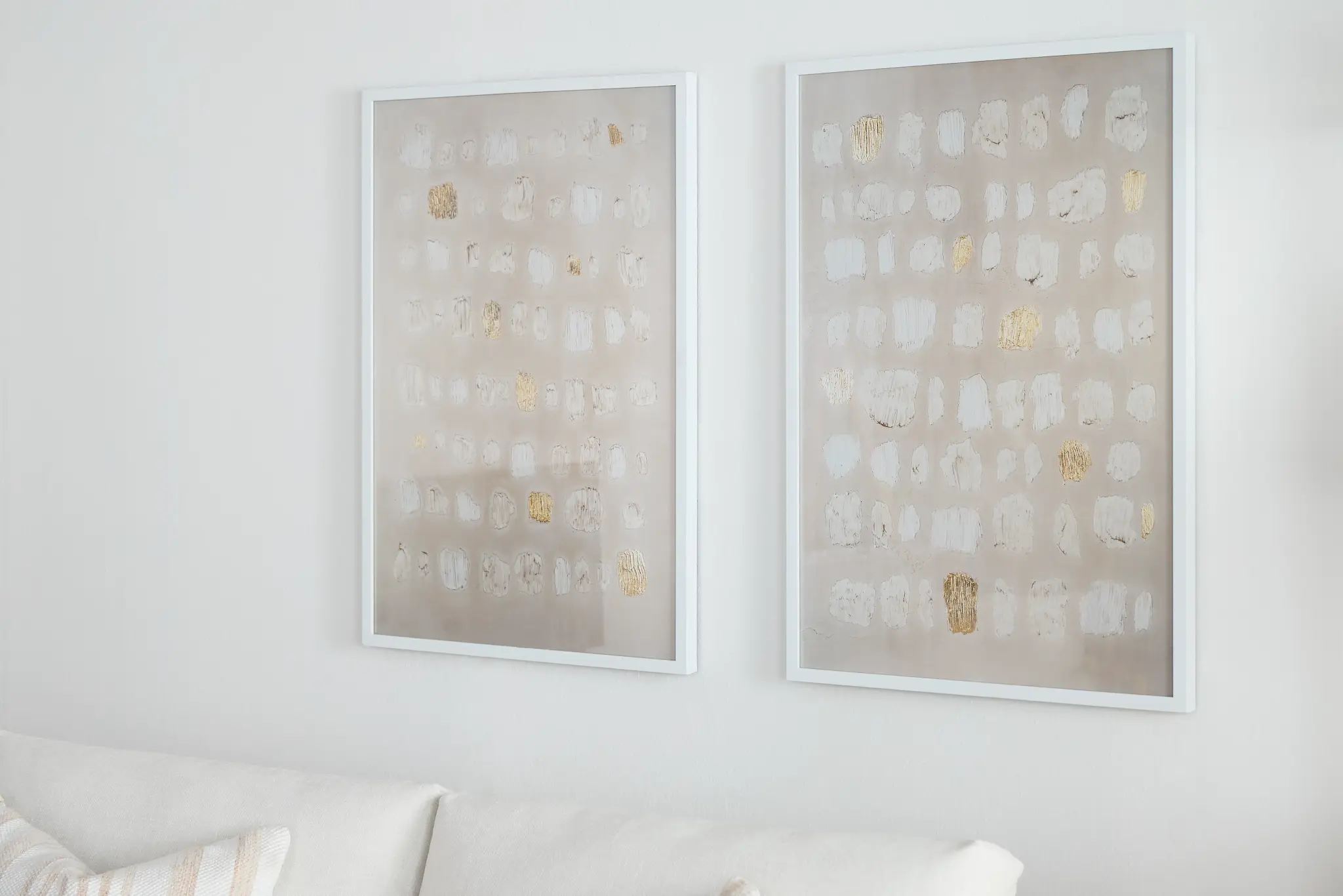 Milas Light Beige Framed Wall Art Milas Light Beige Framed Wall Art