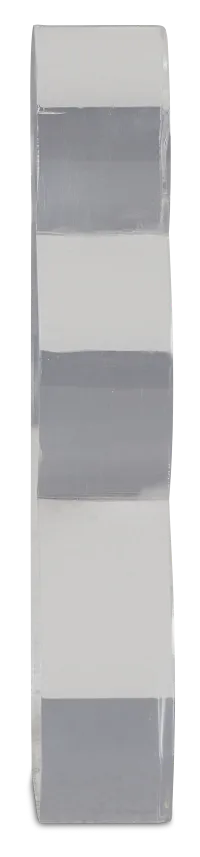 Snowman Clear Medium Sculpture