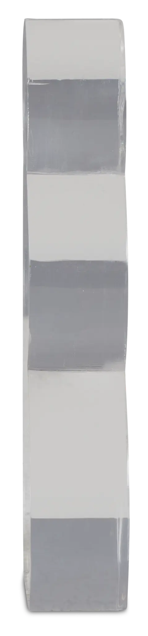 Snowman Clear Medium Sculpture Snowman Clear Medium Sculpture