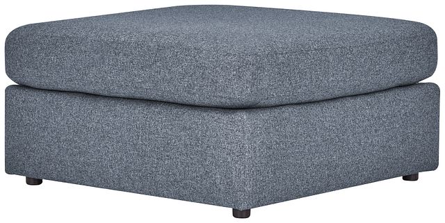 Noah Dark Gray Fabric Cocktail Ottoman