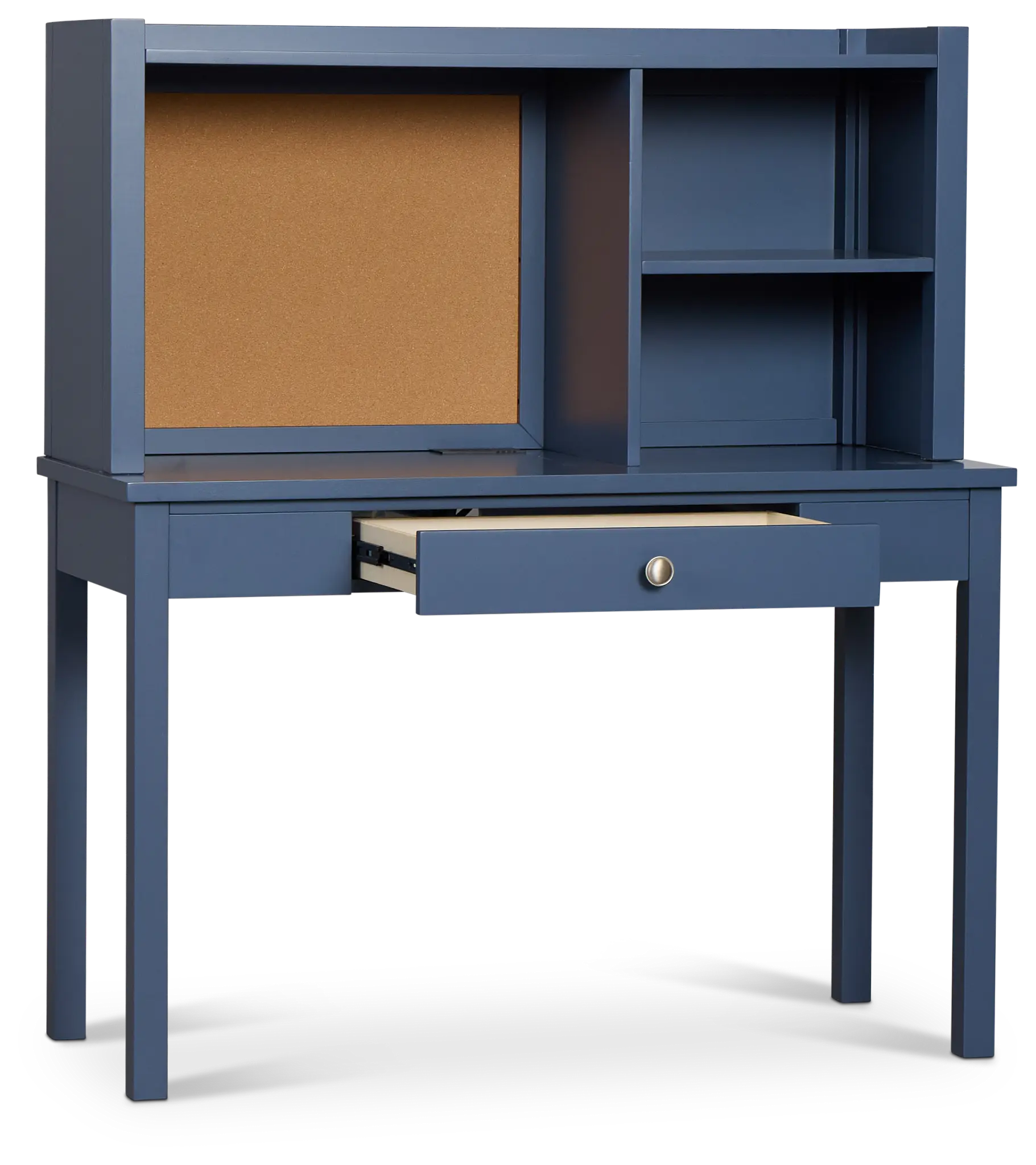 Charleston Dark Blue 1-drawer Desk & Hutch Charleston Dark Blue 1-drawer Desk & Hutch