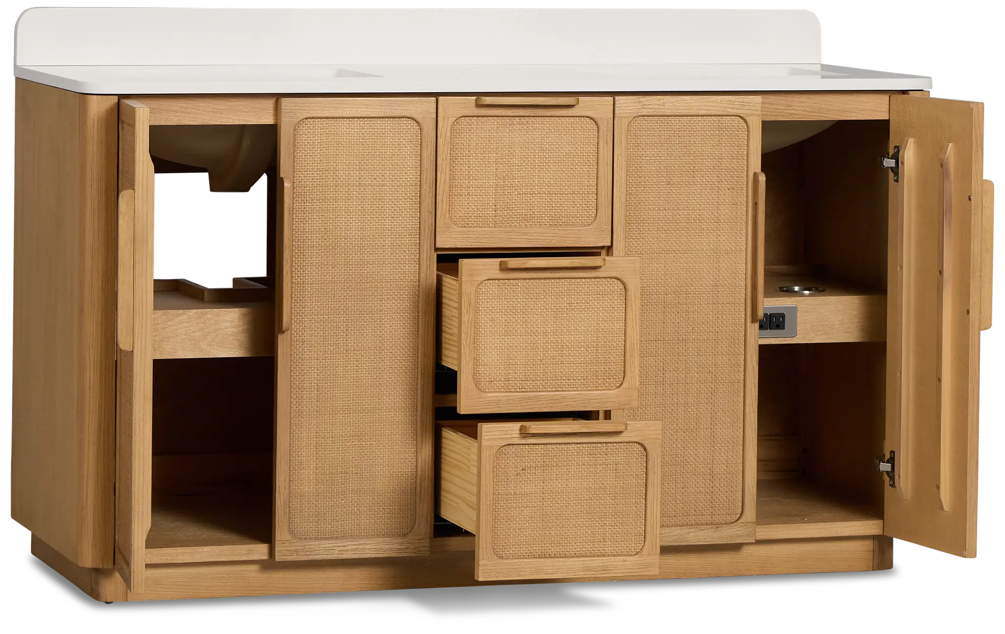Pacific Light Tone 60" Double Bathroom Vanity Pacific Light Tone 60" Double Bathroom Vanity