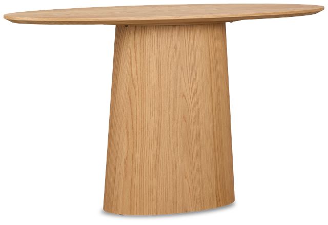 Nomad Light Tone Oval Sofa Table