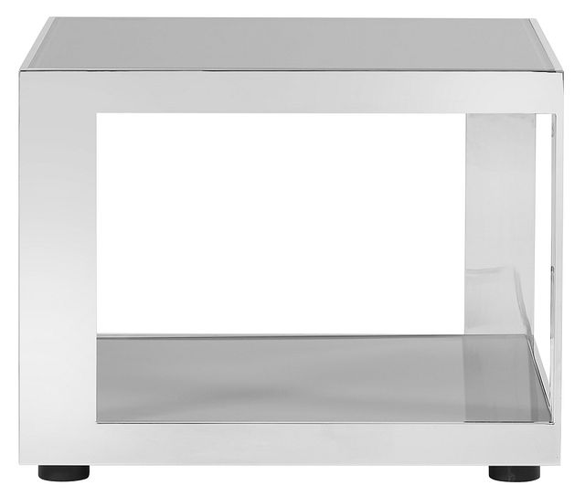 Harley Gray Metal End Table