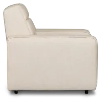 Sawyer Ivory Micro Power Recliner