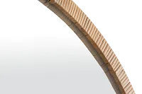 Hartley Light Brown Round Mirror