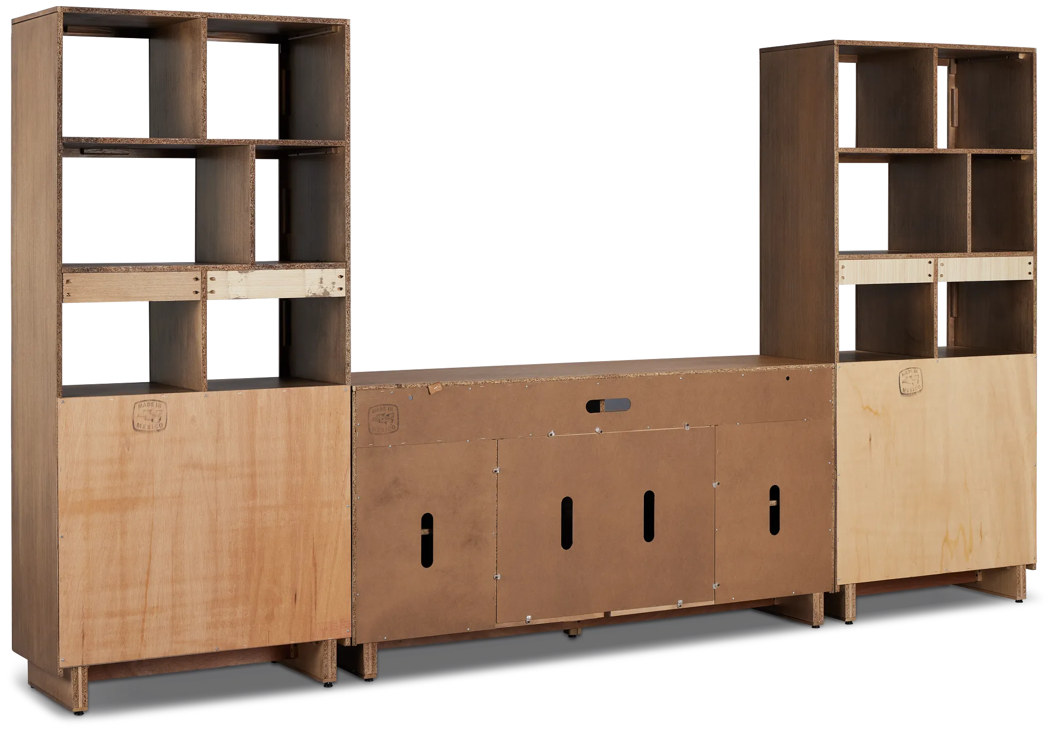 Richmond Light Tone 64" Open Pier Entertainment Wall