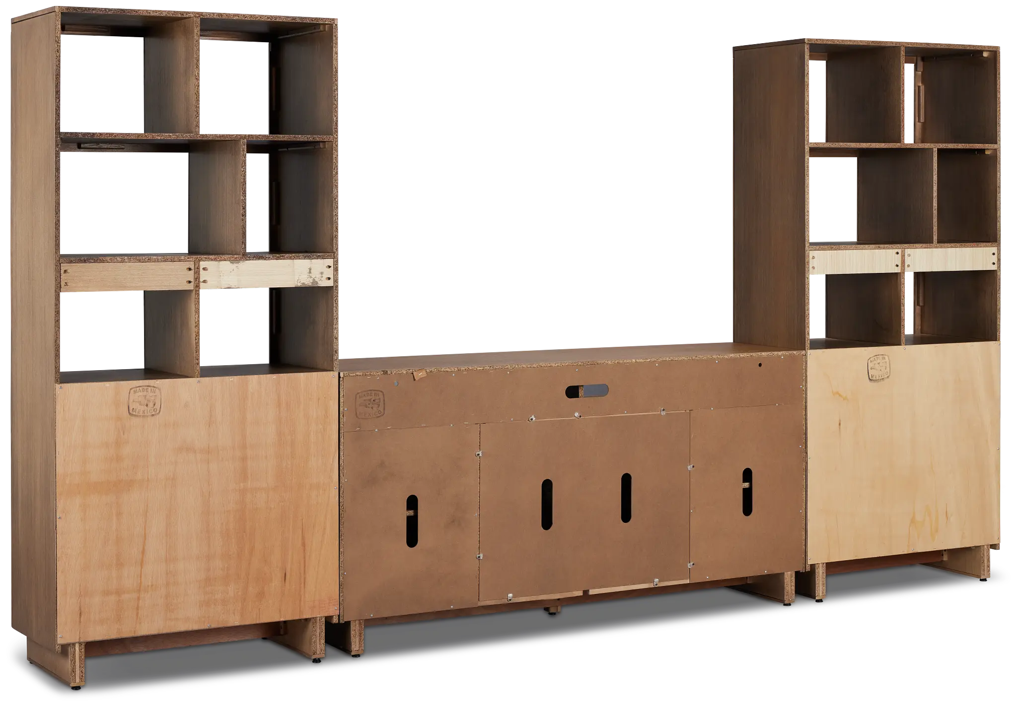 Richmond Light Tone 64" Open Pier Entertainment Wall Richmond Light Tone 64" Open Pier Entertainment Wall