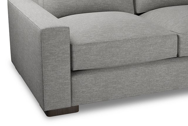 Edgewater Victory Gray Medium Two-arm Sectional