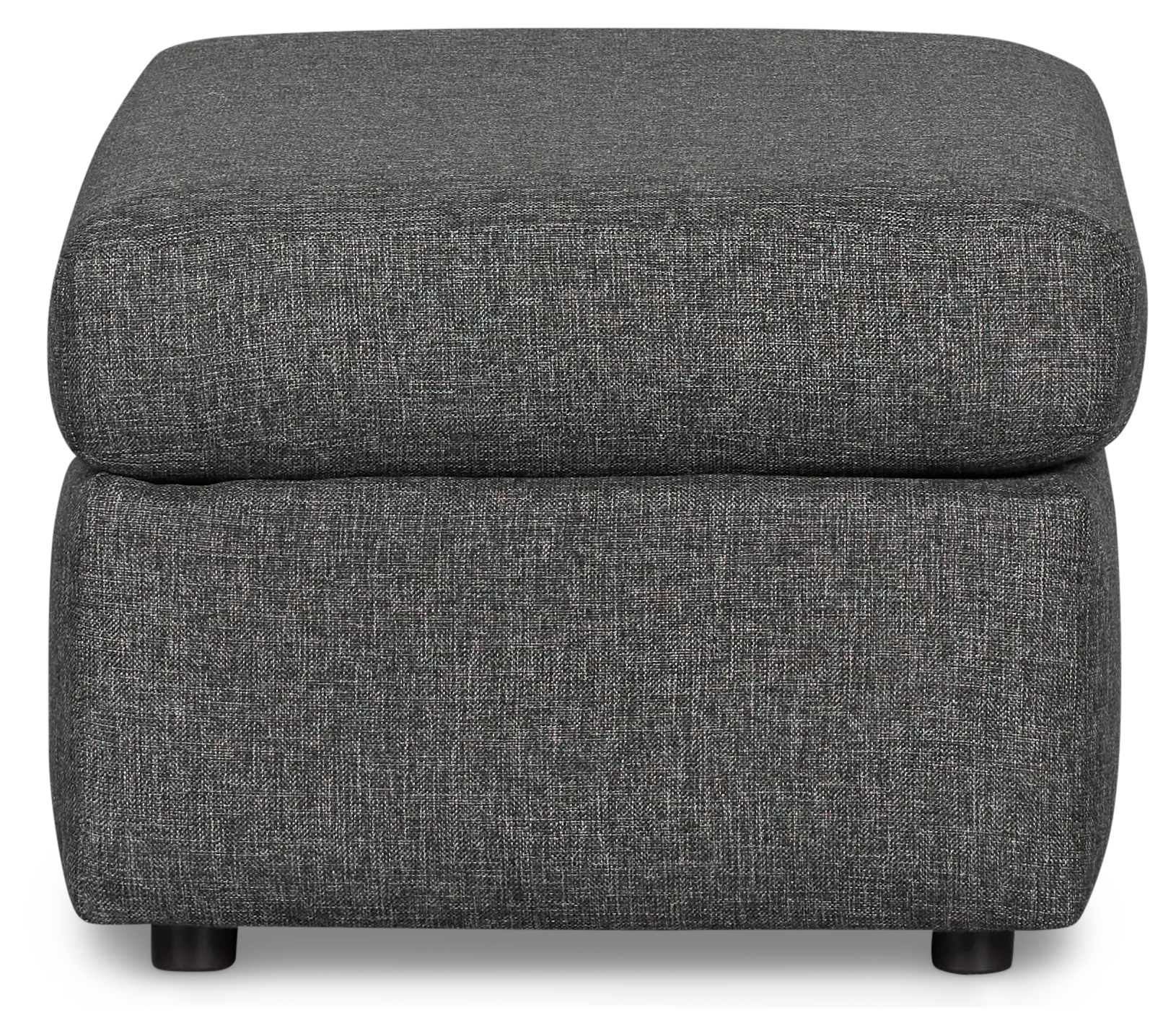 Brantley Dark Gray Fabric Ottoman