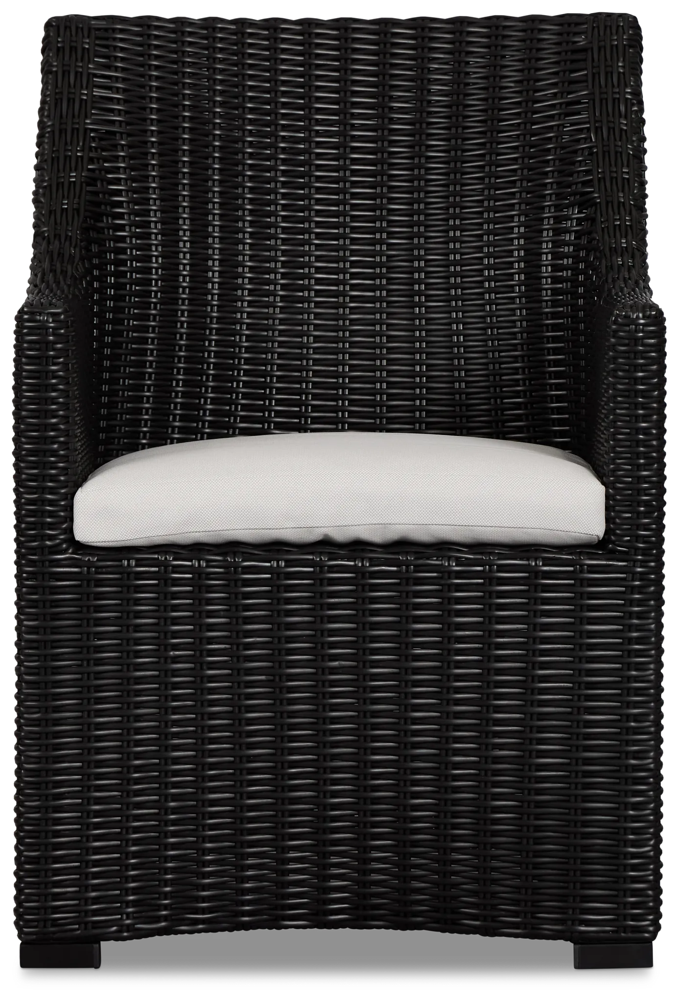 Montecito Black Cushioned Arm Chair