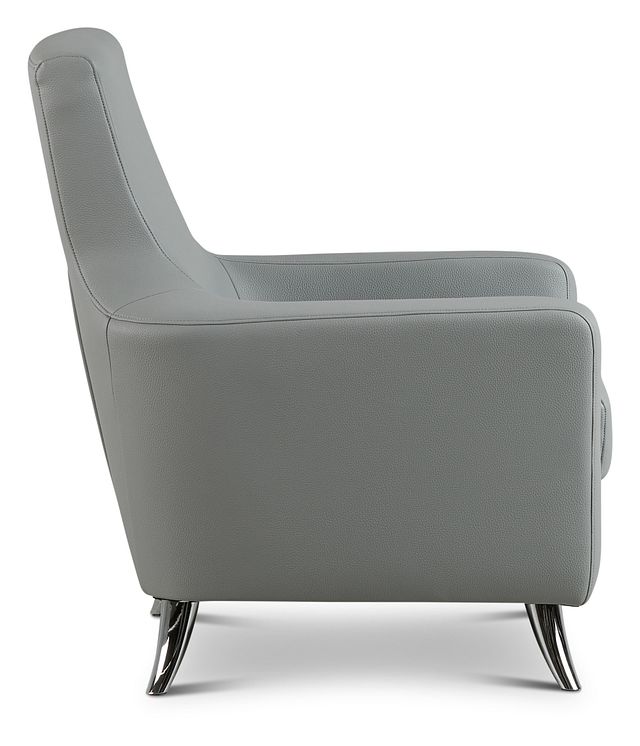 Zane Dark Gray Micro Accent Chair (2)