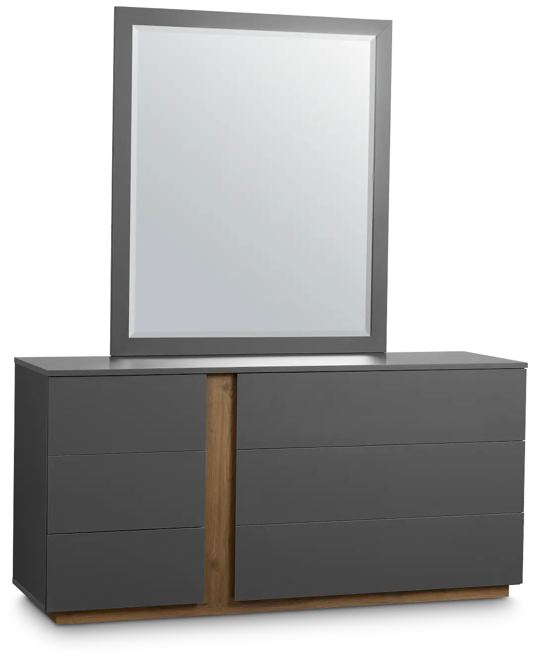 Brasilia Gray Dresser & Mirror Brasilia Gray Dresser & Mirror