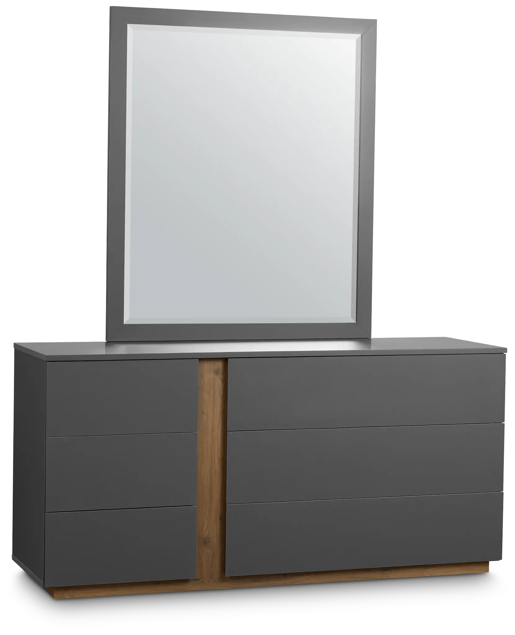 Brasilia Gray Dresser & Mirror Brasilia Gray Dresser & Mirror