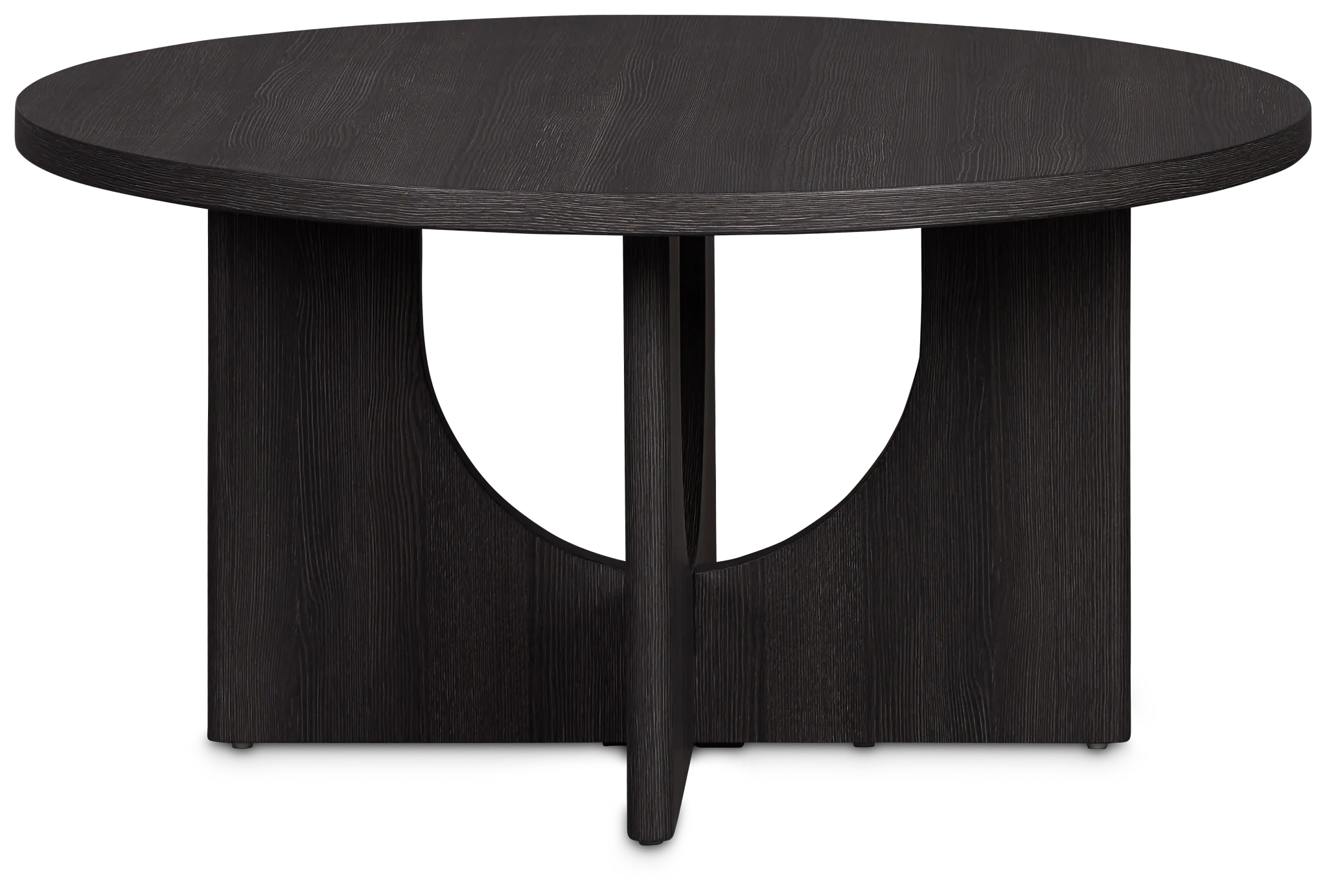 Lyndie Black Round Coffee Table