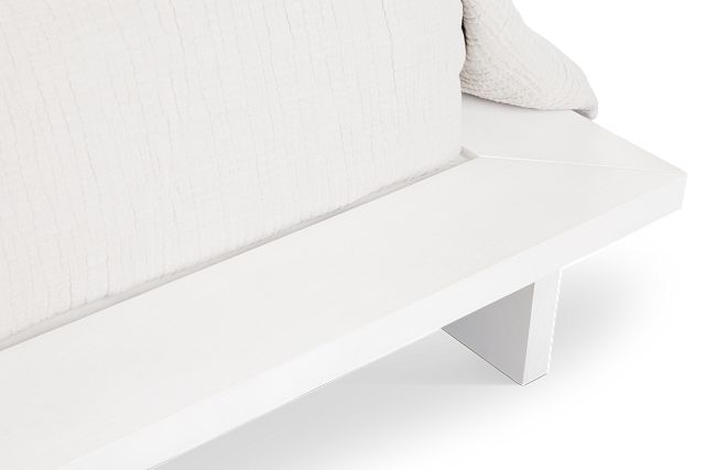 Bal Harbour White Panel Bed