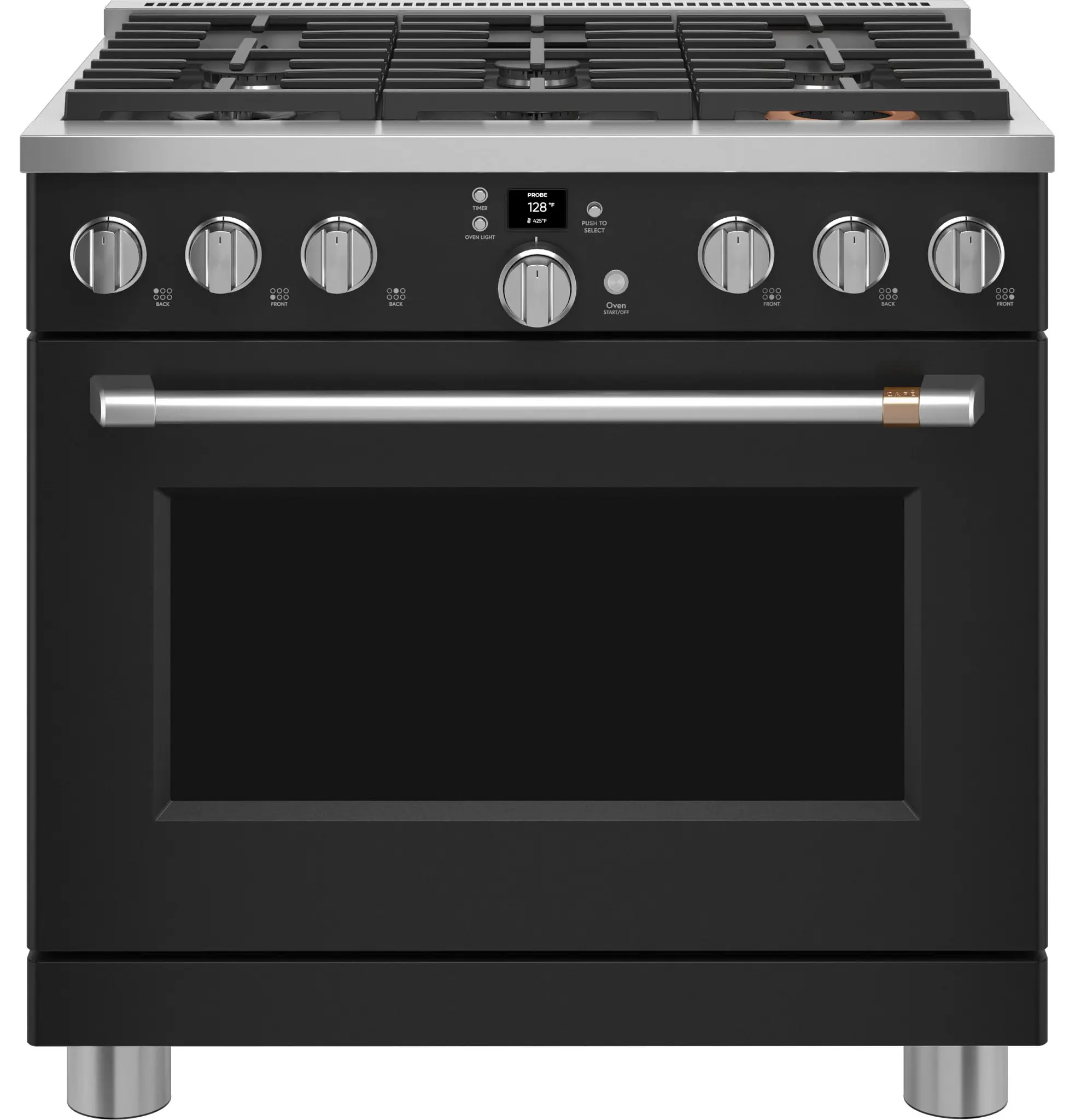 Cafe 366 Series Black 36" Gas Range Cafe 366 Series Black 36" Gas Range