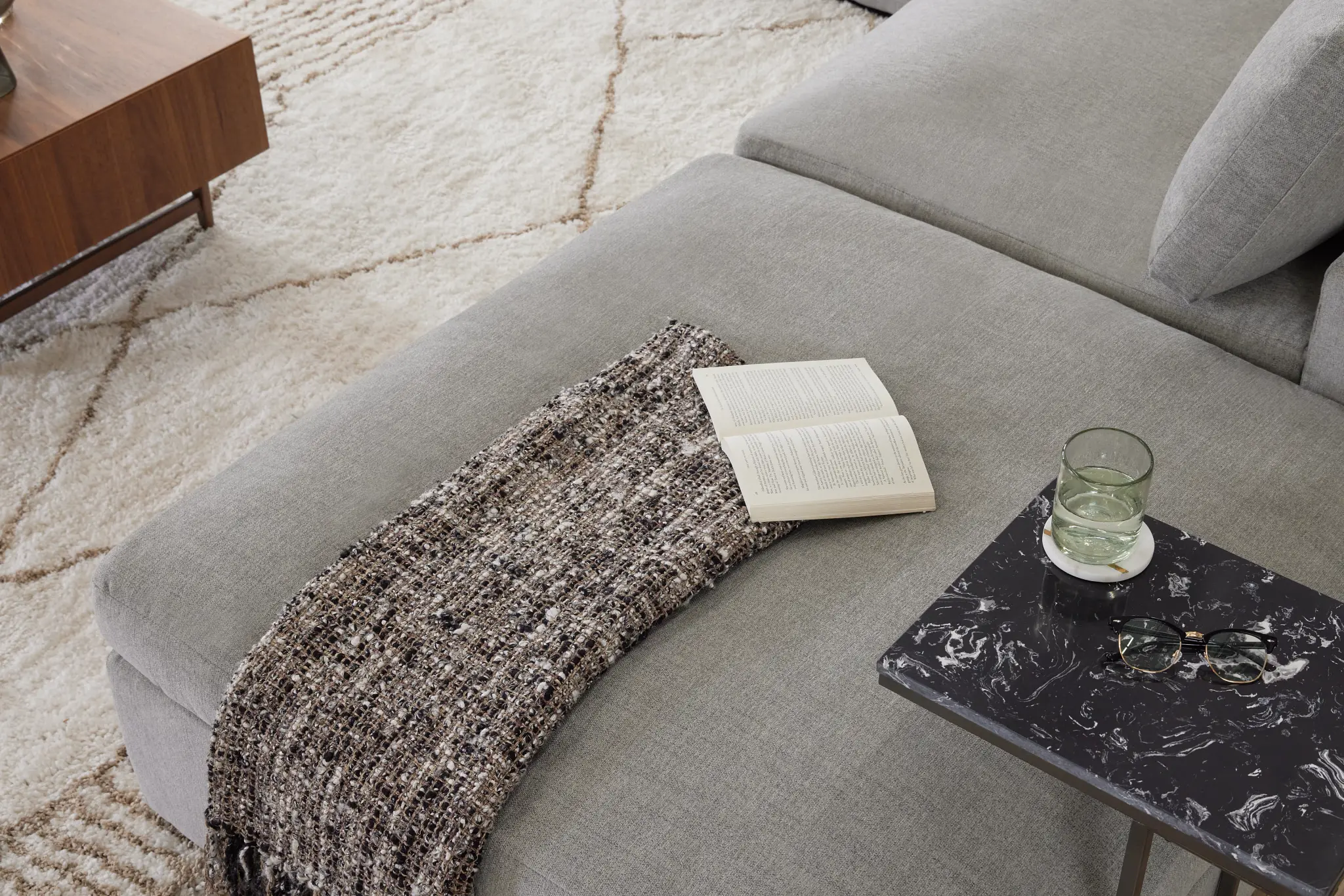 Destin Maguire Gray Fabric 6-piece Pit Sectional Destin Maguire Gray Fabric 6-piece Pit Sectional