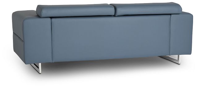Drew Dark Blue Micro Sofa (5)