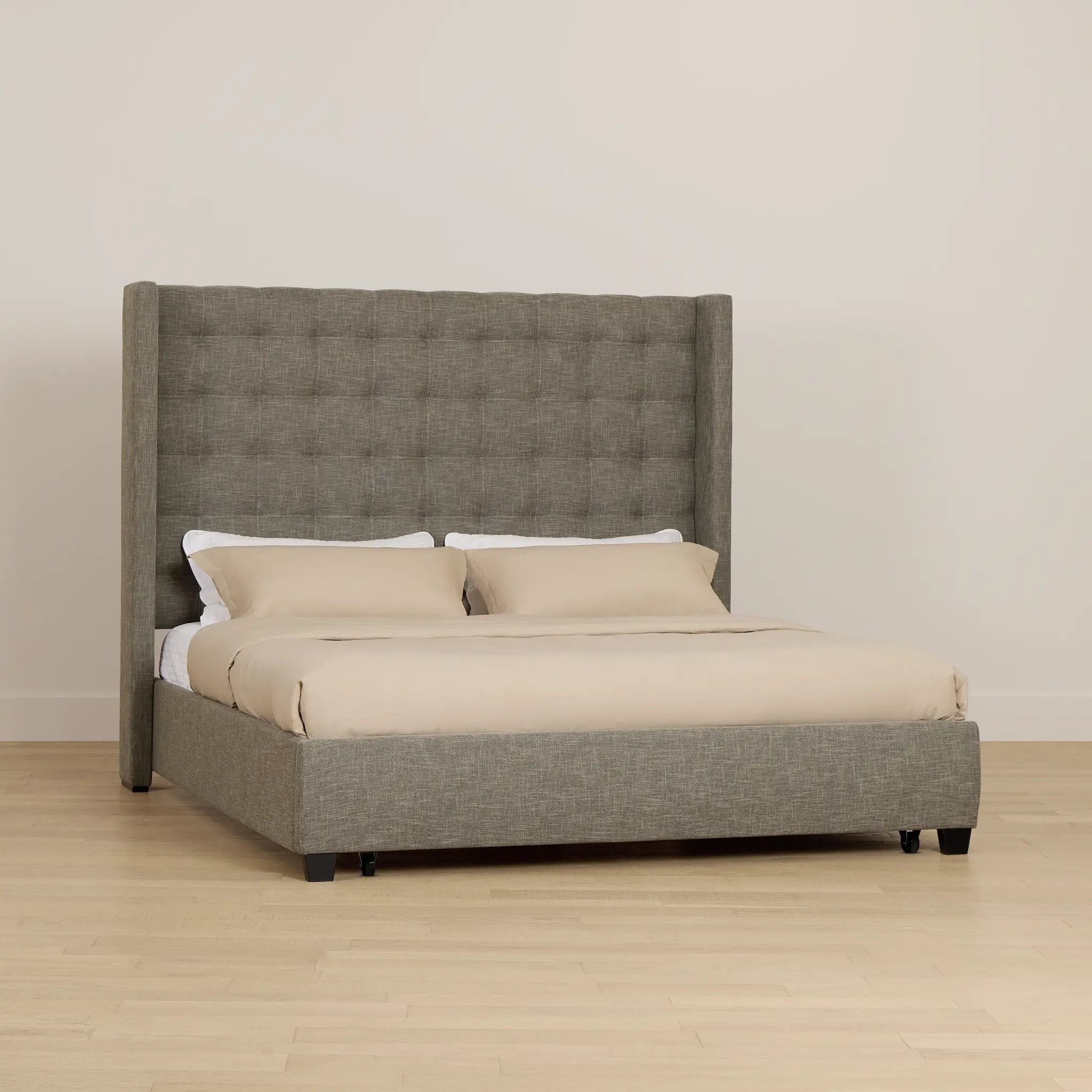 Chatham Gray High Platform Storage Bed Chatham Gray High Platform Storage Bed