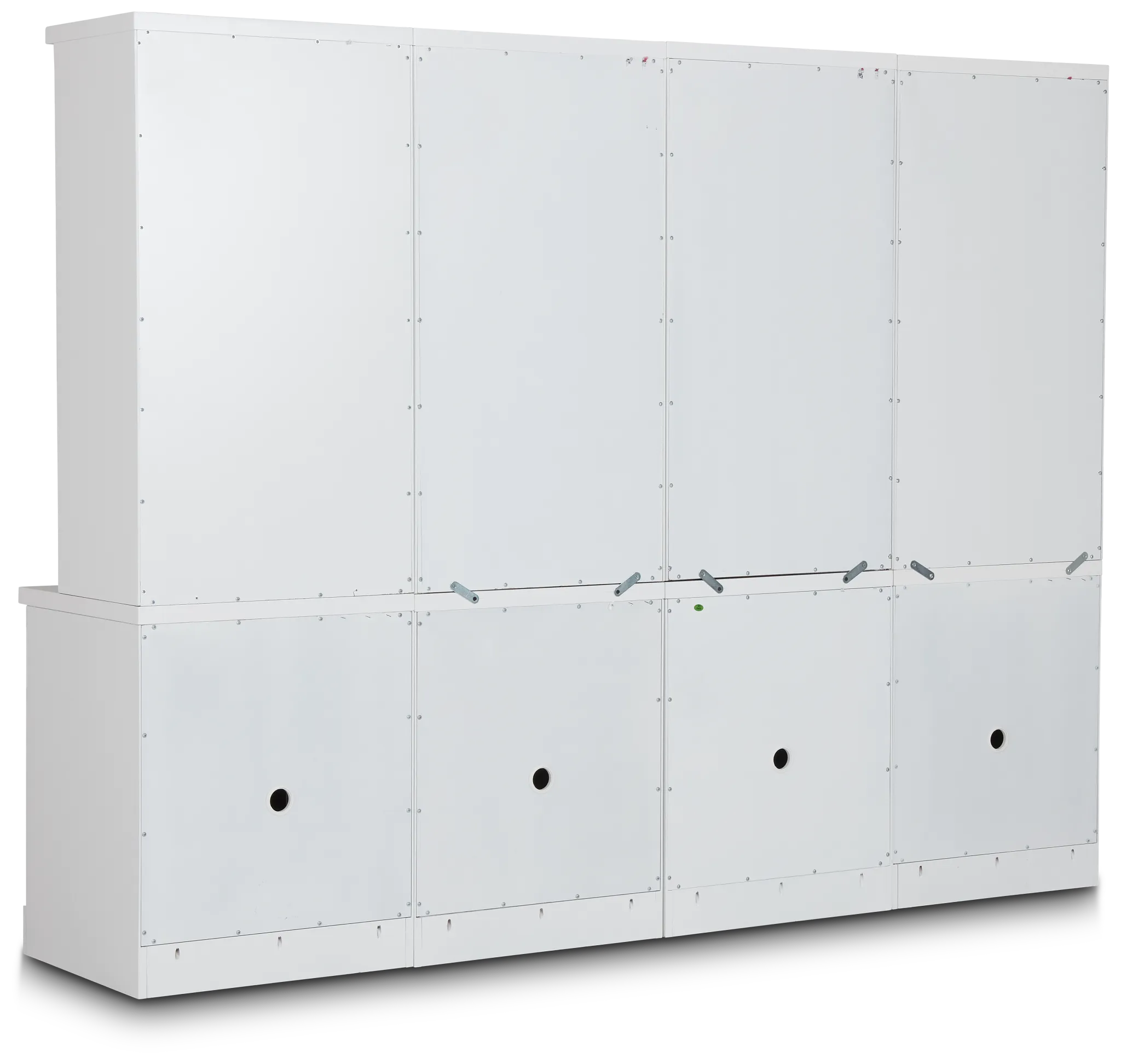 Newport White Door Bookcase Wall