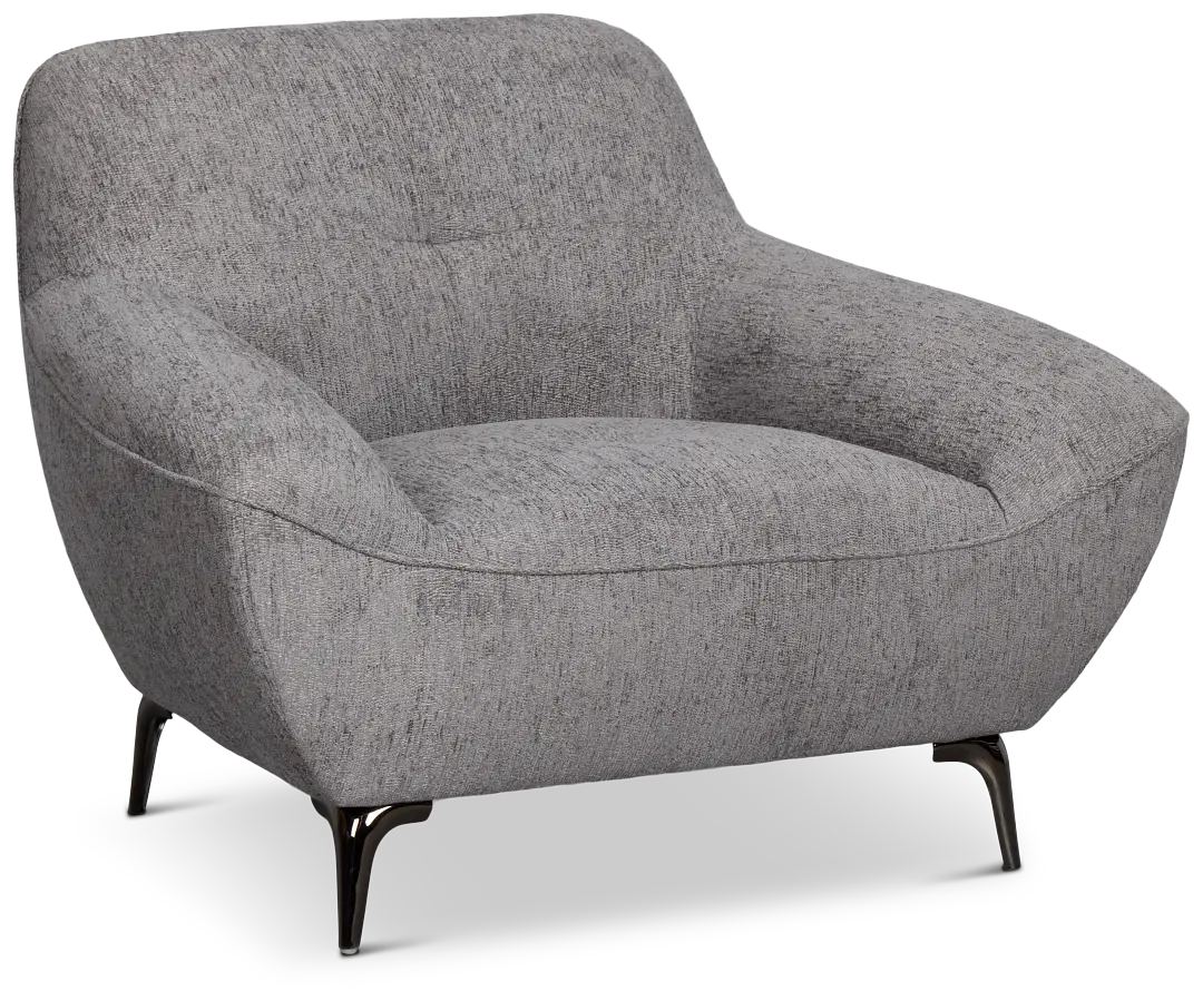 Zoey Dark Gray Fabric Chair Zoey Dark Gray Fabric Chair