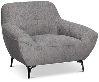 Zoey Dark Gray Fabric Chair
