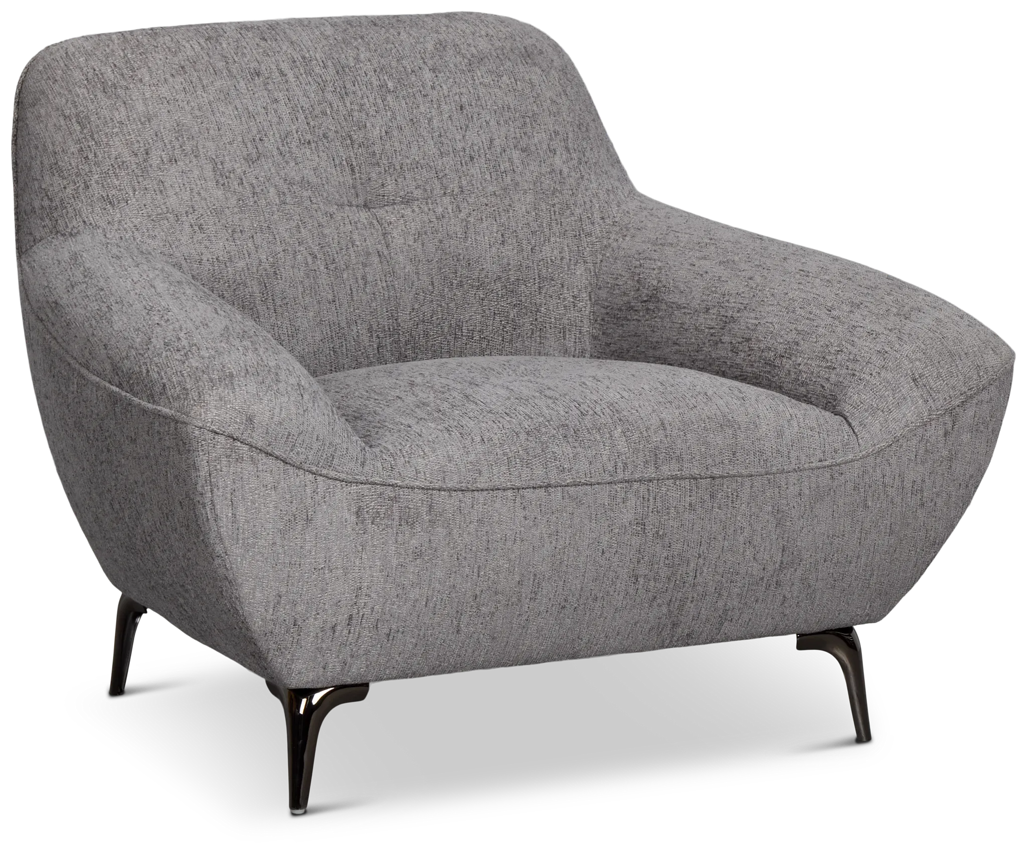 Zoey Dark Gray Fabric Chair