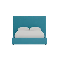 Grayton Elite Teal 54" Upholstered Platform Bed