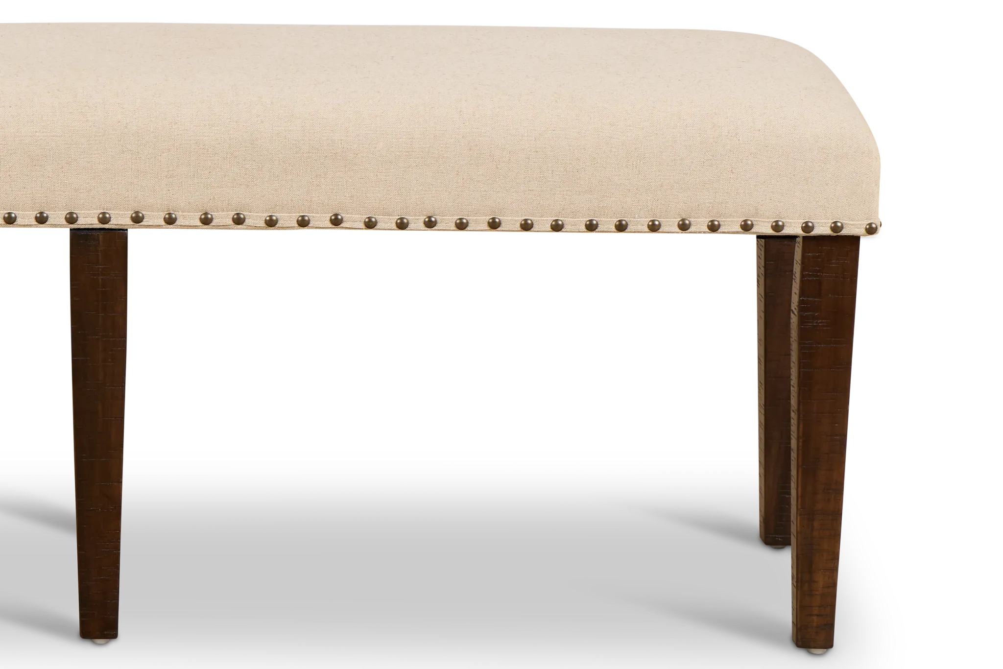 Joplin Dark Tone Upholstered Dining Bench
