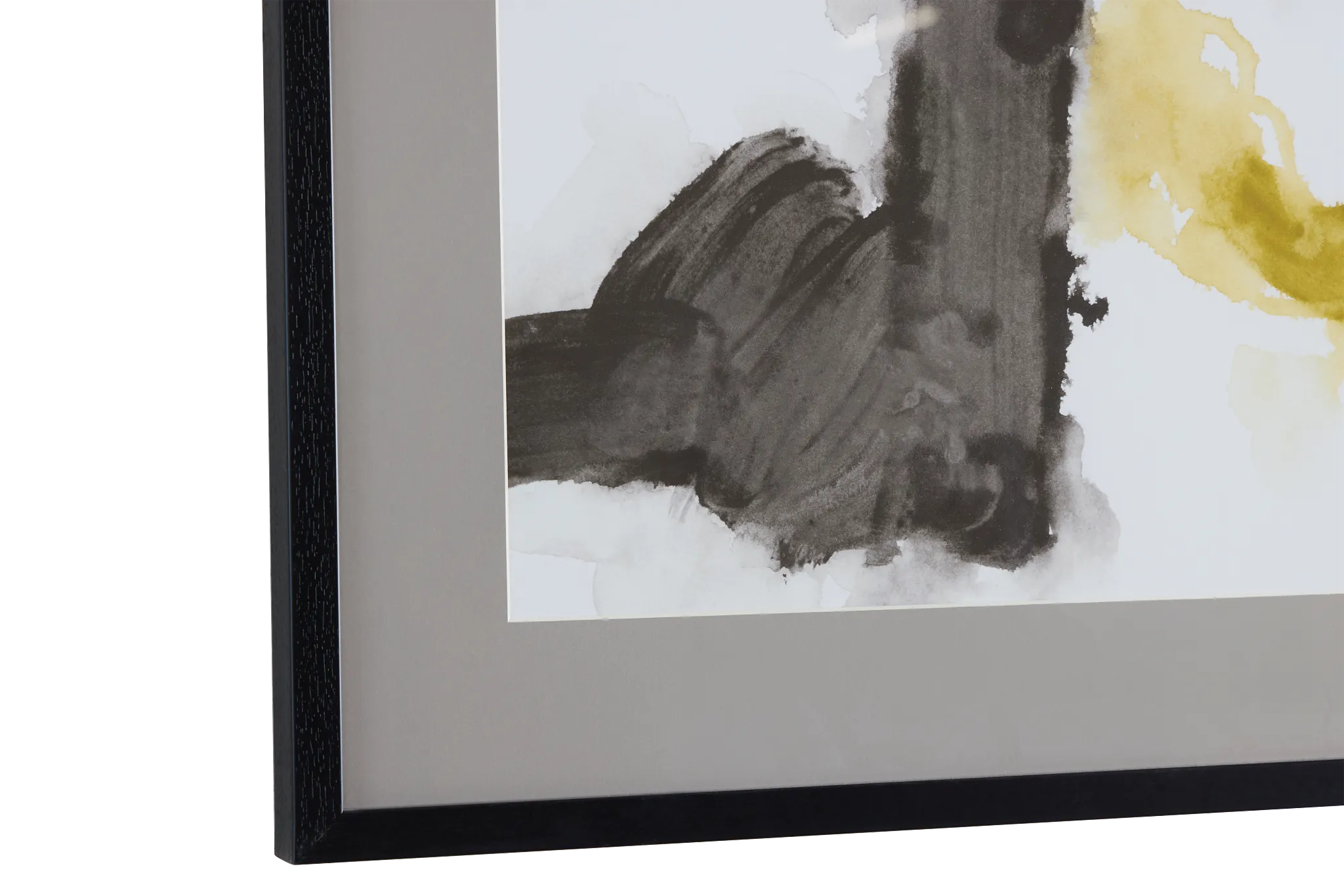 Tinge Yellow Framed Wall Art