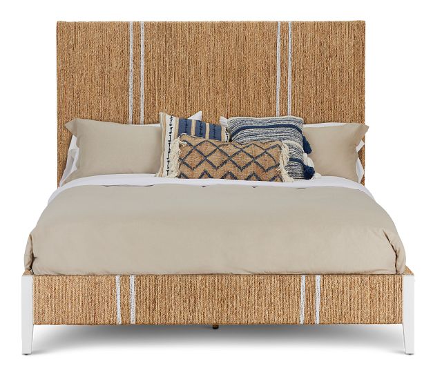 Nantucket Light Tone Woven Panel Bed