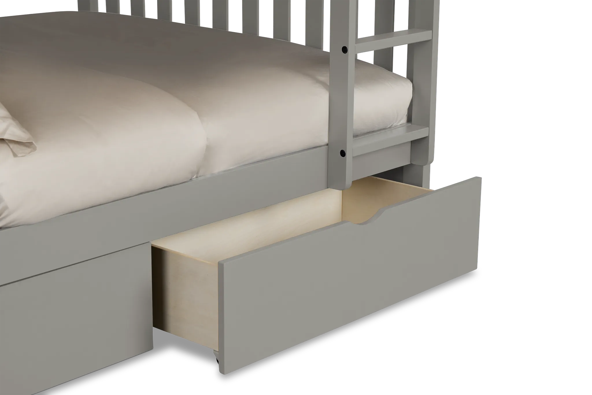 Charleston Gray Storage Bunk Bed