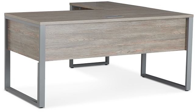 Clark Gray 32" Return Desk