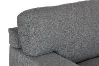 Veronica Dark Gray Down Medium Right Chaise Sectional